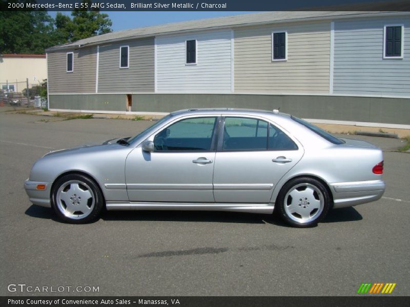  2000 E 55 AMG Sedan Brilliant Silver Metallic