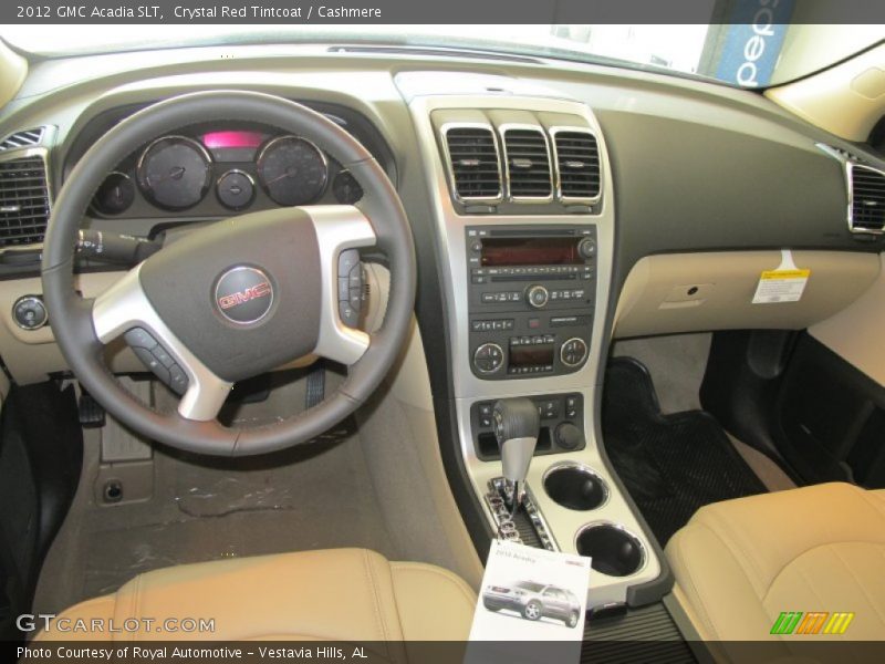Crystal Red Tintcoat / Cashmere 2012 GMC Acadia SLT