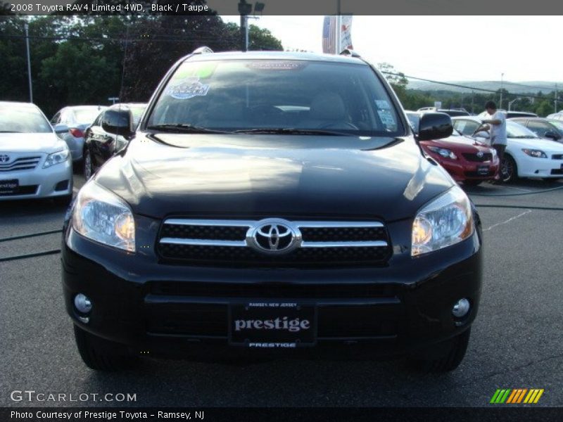 Black / Taupe 2008 Toyota RAV4 Limited 4WD