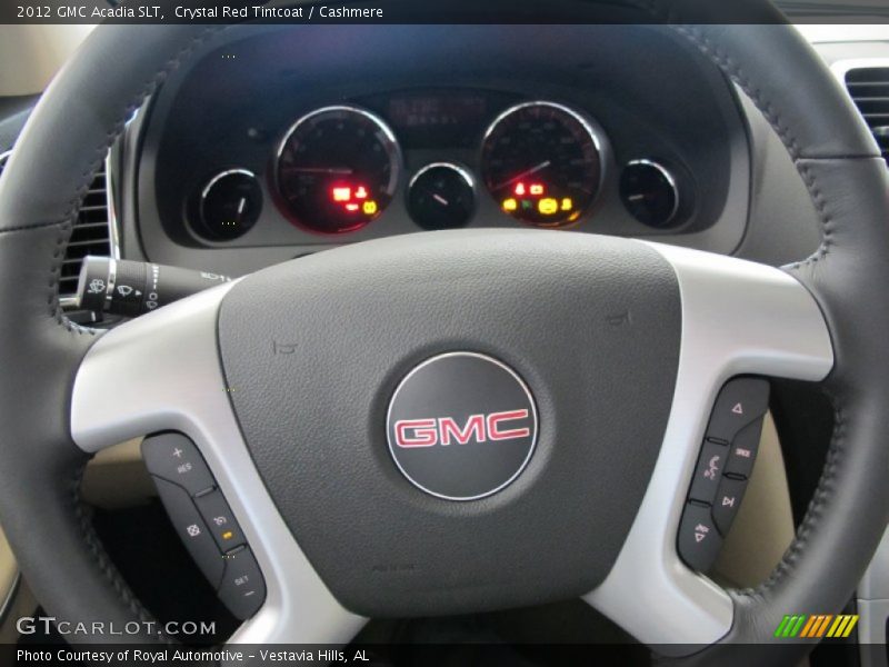Crystal Red Tintcoat / Cashmere 2012 GMC Acadia SLT