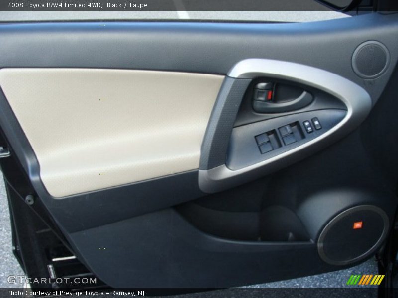 Black / Taupe 2008 Toyota RAV4 Limited 4WD