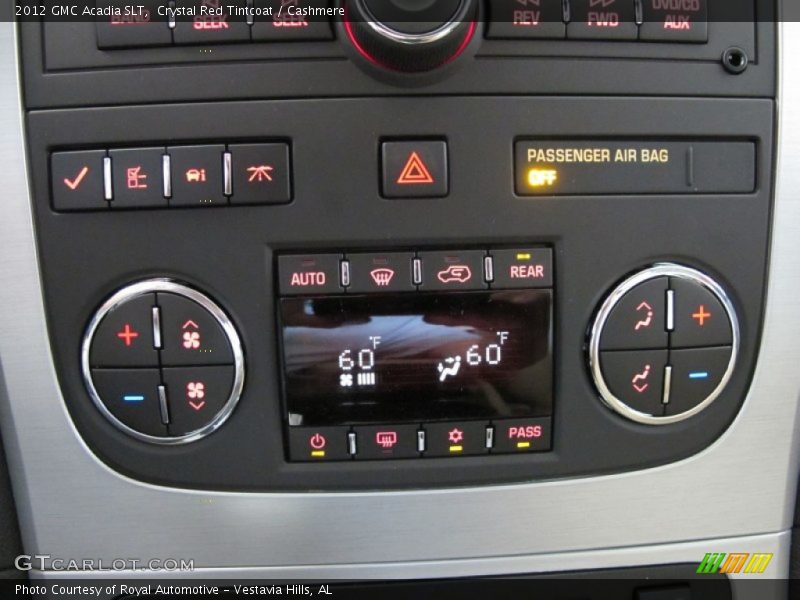 Crystal Red Tintcoat / Cashmere 2012 GMC Acadia SLT