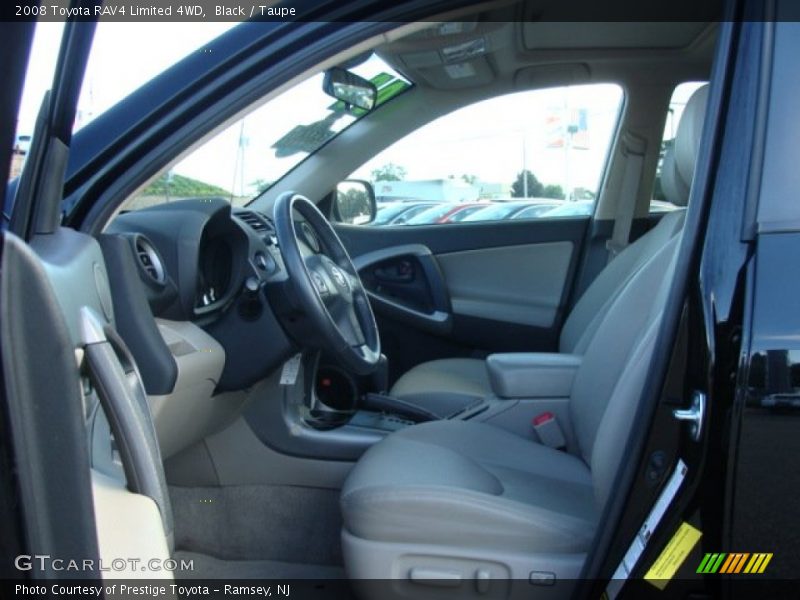 Black / Taupe 2008 Toyota RAV4 Limited 4WD