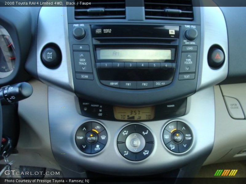Black / Taupe 2008 Toyota RAV4 Limited 4WD