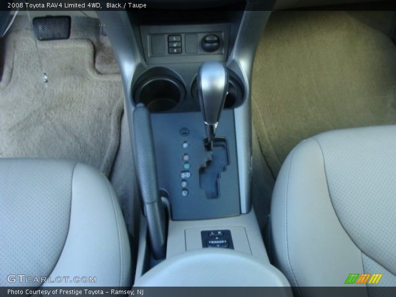 Black / Taupe 2008 Toyota RAV4 Limited 4WD