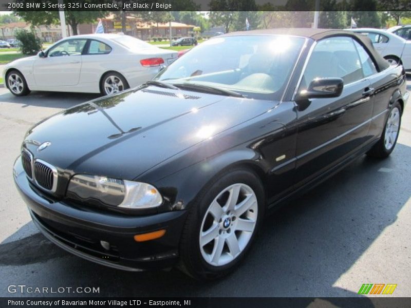 Jet Black / Beige 2002 BMW 3 Series 325i Convertible