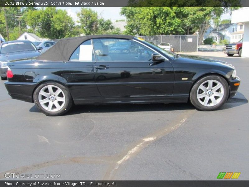 Jet Black / Beige 2002 BMW 3 Series 325i Convertible