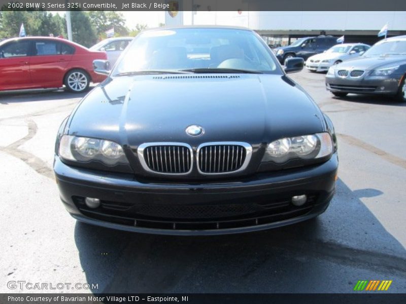 Jet Black / Beige 2002 BMW 3 Series 325i Convertible