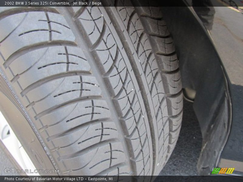 Jet Black / Beige 2002 BMW 3 Series 325i Convertible