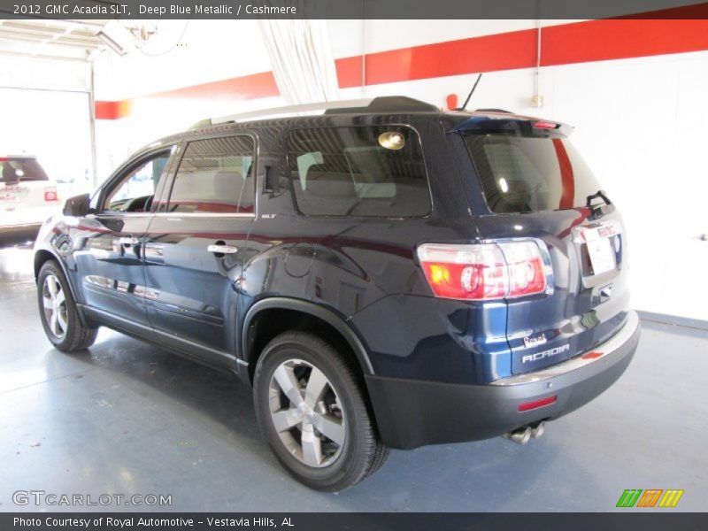 Deep Blue Metallic / Cashmere 2012 GMC Acadia SLT