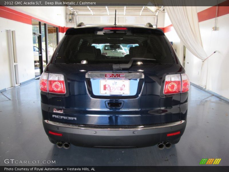 Deep Blue Metallic / Cashmere 2012 GMC Acadia SLT
