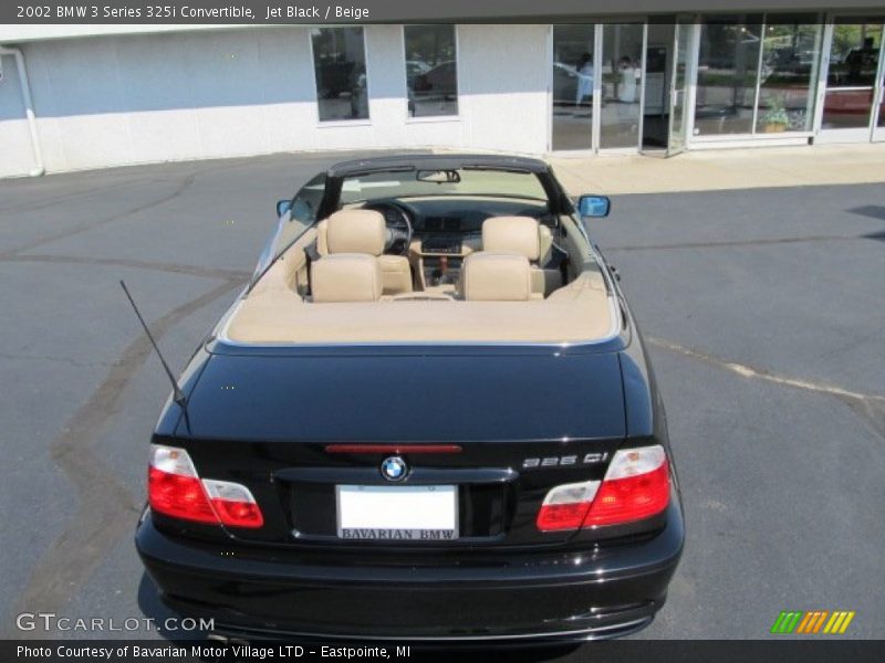 Jet Black / Beige 2002 BMW 3 Series 325i Convertible