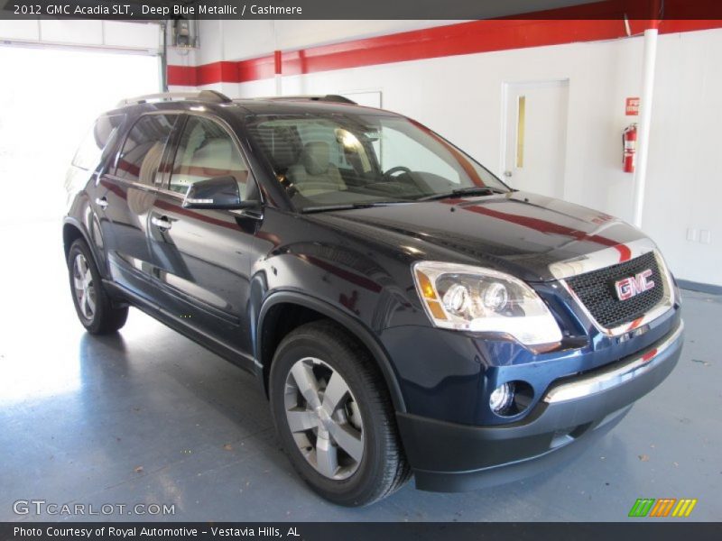 Deep Blue Metallic / Cashmere 2012 GMC Acadia SLT