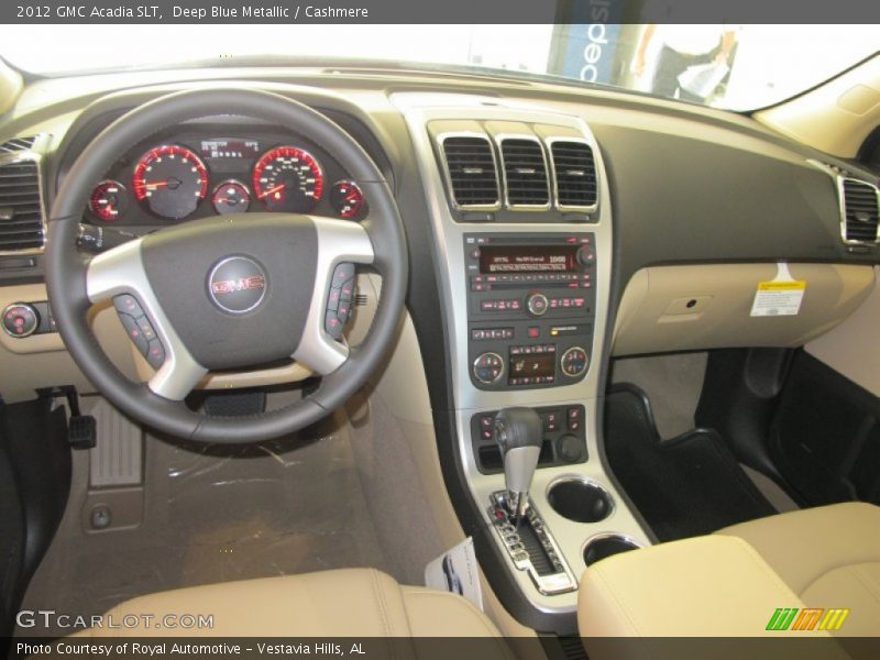 Dashboard of 2012 Acadia SLT