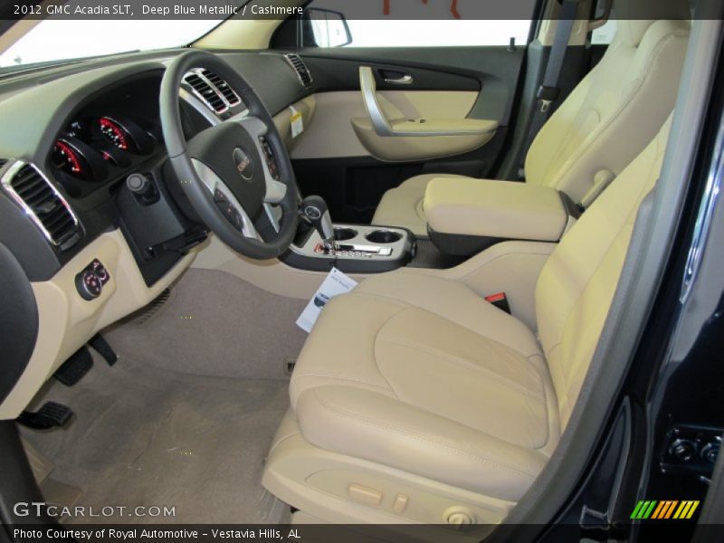  2012 Acadia SLT Cashmere Interior
