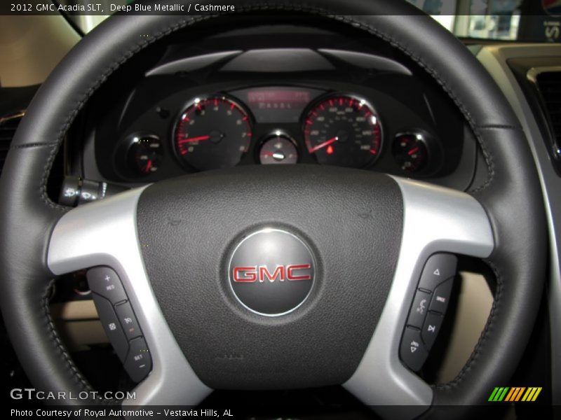 Deep Blue Metallic / Cashmere 2012 GMC Acadia SLT