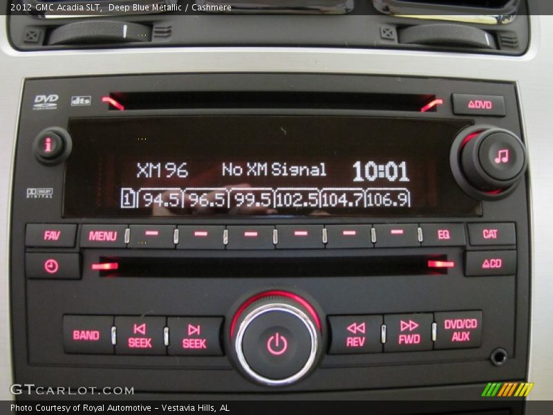 Audio System of 2012 Acadia SLT