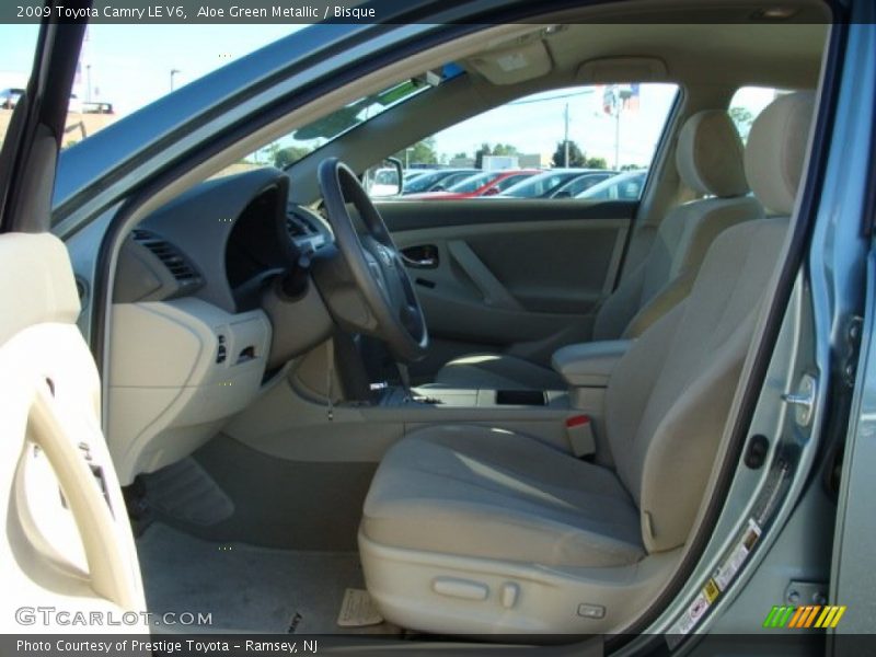 Aloe Green Metallic / Bisque 2009 Toyota Camry LE V6