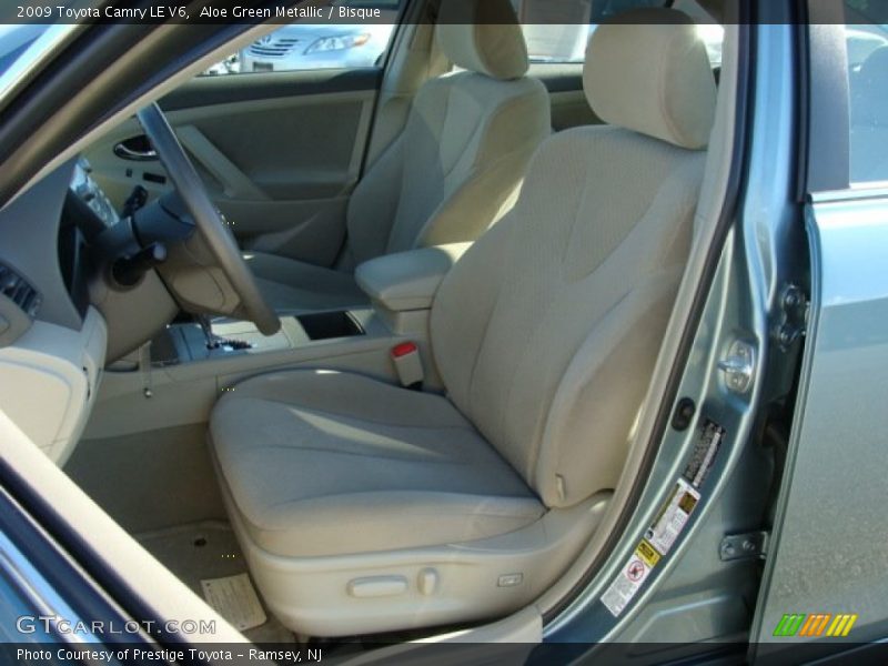 Aloe Green Metallic / Bisque 2009 Toyota Camry LE V6