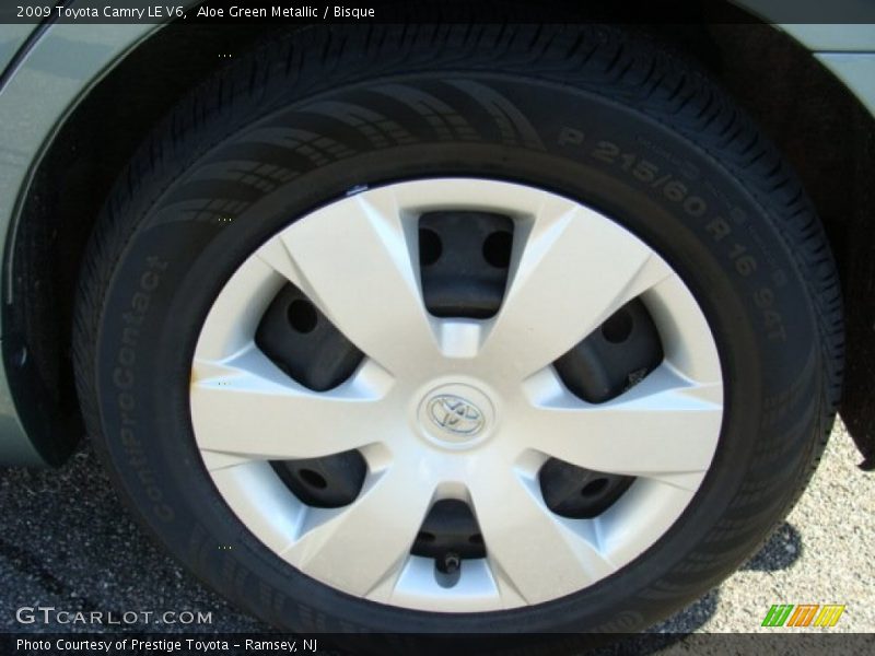 Aloe Green Metallic / Bisque 2009 Toyota Camry LE V6