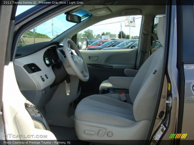 Predawn Gray Mica / Light Gray 2011 Toyota Sienna LE