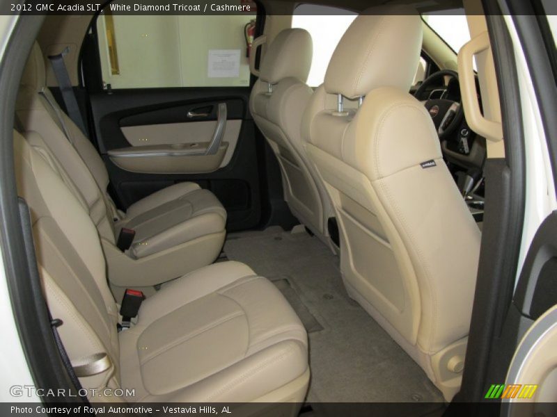 White Diamond Tricoat / Cashmere 2012 GMC Acadia SLT