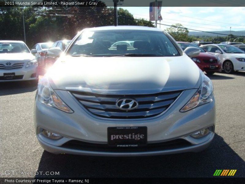 Radiant Silver / Gray 2011 Hyundai Sonata Limited