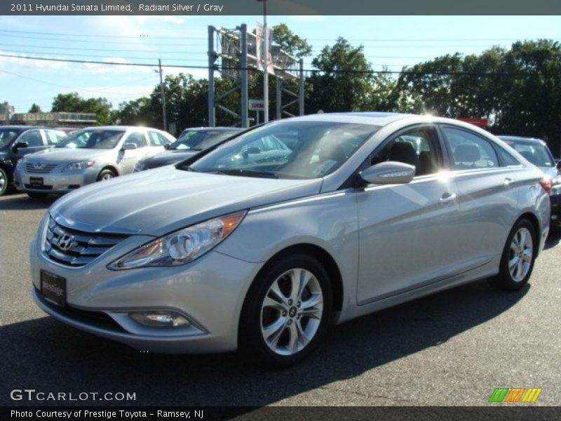 Radiant Silver / Gray 2011 Hyundai Sonata Limited