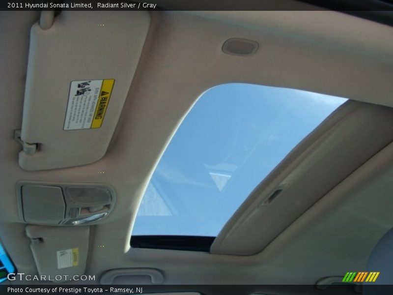 Radiant Silver / Gray 2011 Hyundai Sonata Limited