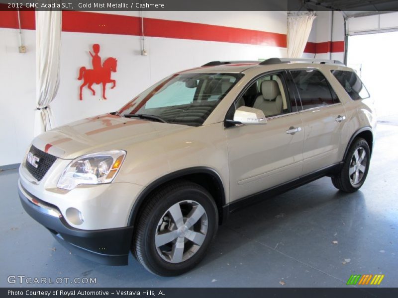 Gold Mist Metallic / Cashmere 2012 GMC Acadia SLT