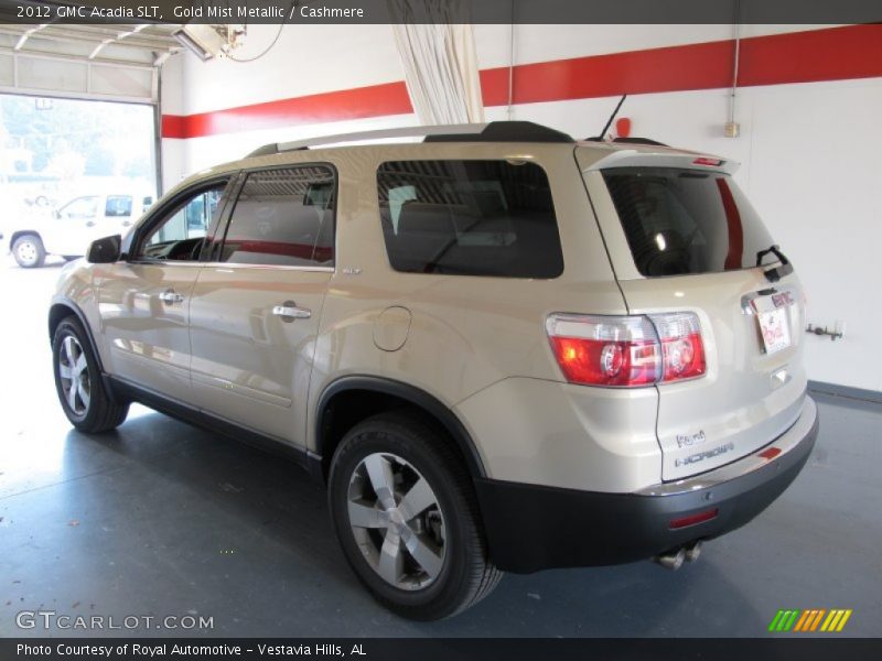 Gold Mist Metallic / Cashmere 2012 GMC Acadia SLT