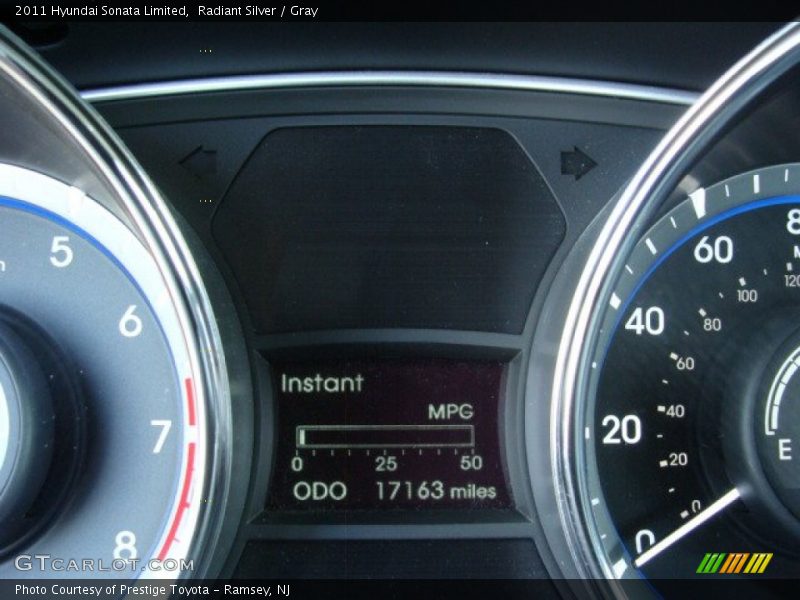 Radiant Silver / Gray 2011 Hyundai Sonata Limited