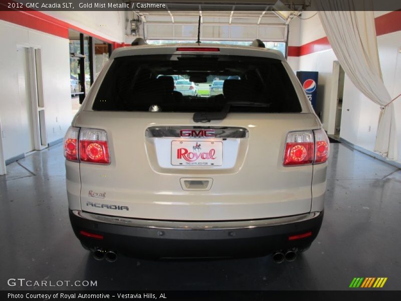 Gold Mist Metallic / Cashmere 2012 GMC Acadia SLT