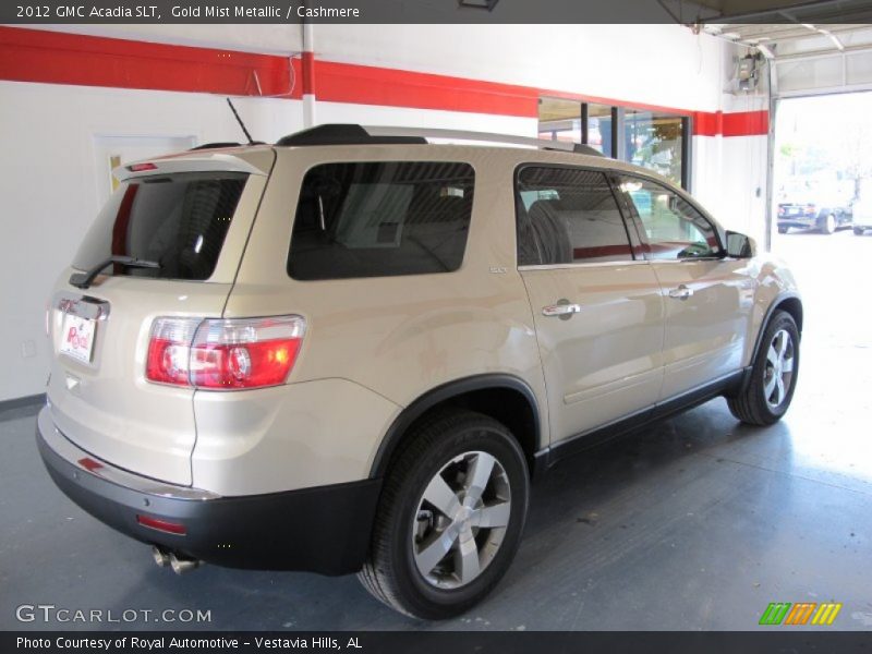 Gold Mist Metallic / Cashmere 2012 GMC Acadia SLT