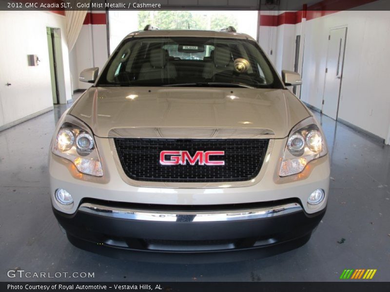 Gold Mist Metallic / Cashmere 2012 GMC Acadia SLT