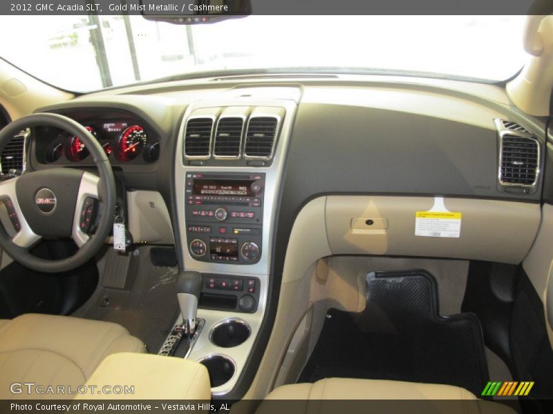Gold Mist Metallic / Cashmere 2012 GMC Acadia SLT