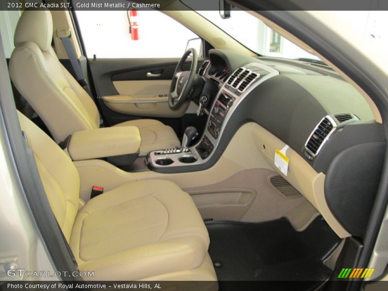 Gold Mist Metallic / Cashmere 2012 GMC Acadia SLT