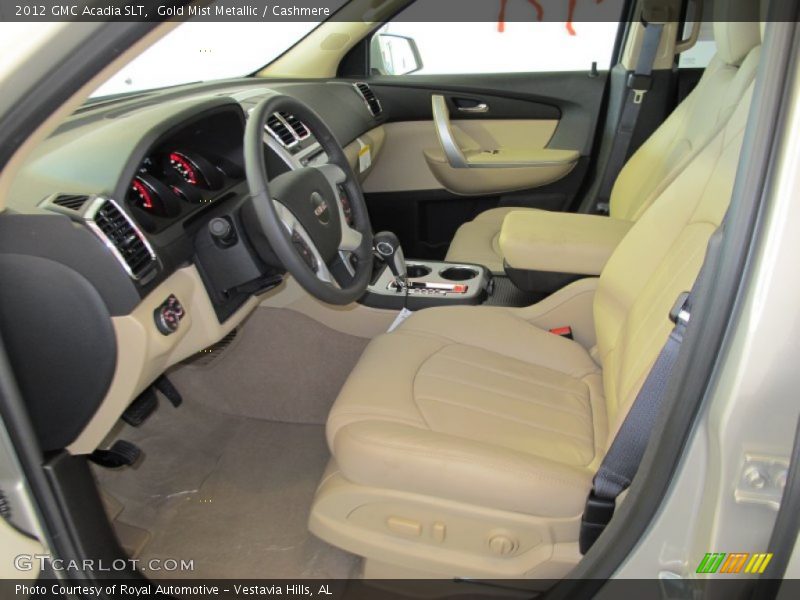 Gold Mist Metallic / Cashmere 2012 GMC Acadia SLT