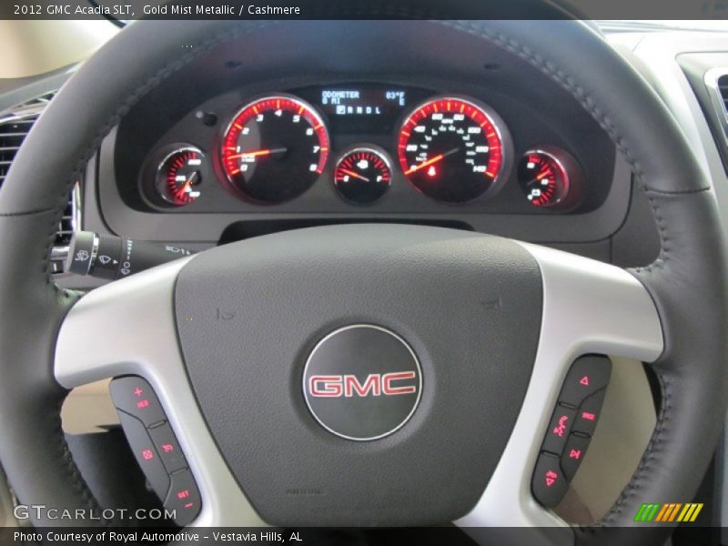 Gold Mist Metallic / Cashmere 2012 GMC Acadia SLT