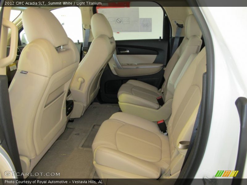  2012 Acadia SLT Light Titanium Interior