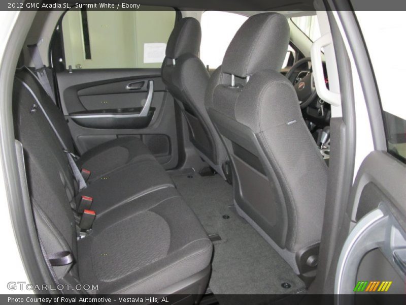 Summit White / Ebony 2012 GMC Acadia SL