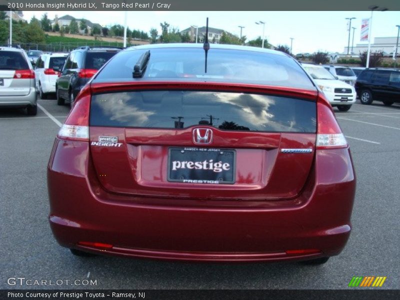 Tango Red Pearl / Gray 2010 Honda Insight Hybrid LX