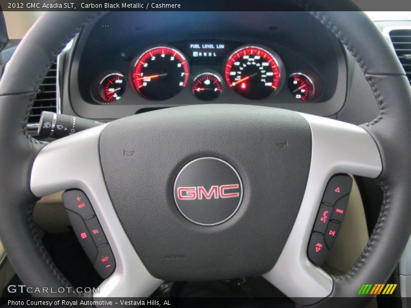 Carbon Black Metallic / Cashmere 2012 GMC Acadia SLT