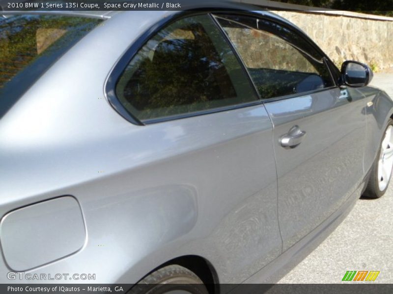 Space Gray Metallic / Black 2010 BMW 1 Series 135i Coupe