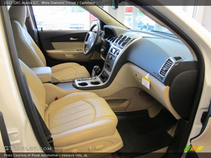 White Diamond Tricoat / Cashmere 2012 GMC Acadia SLT