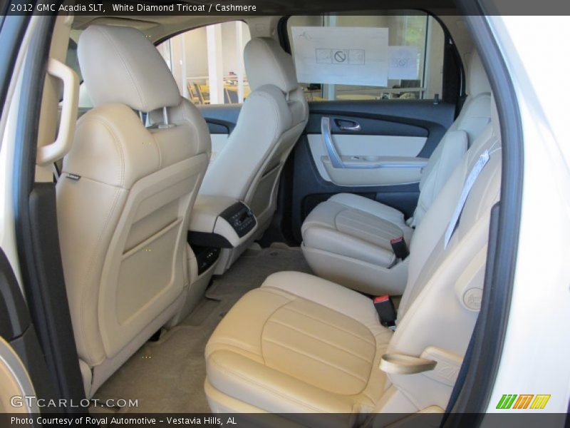 White Diamond Tricoat / Cashmere 2012 GMC Acadia SLT
