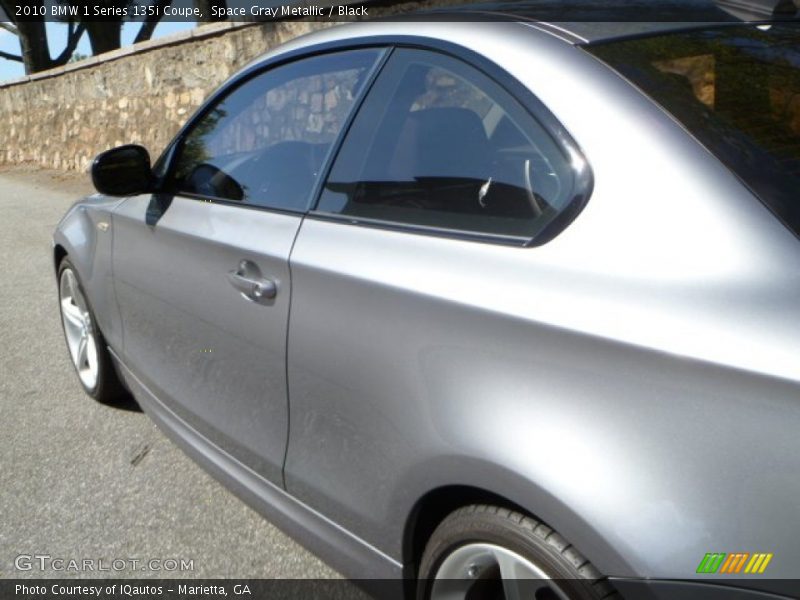 Space Gray Metallic / Black 2010 BMW 1 Series 135i Coupe
