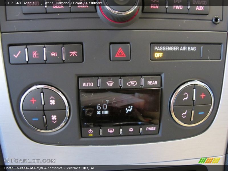 White Diamond Tricoat / Cashmere 2012 GMC Acadia SLT