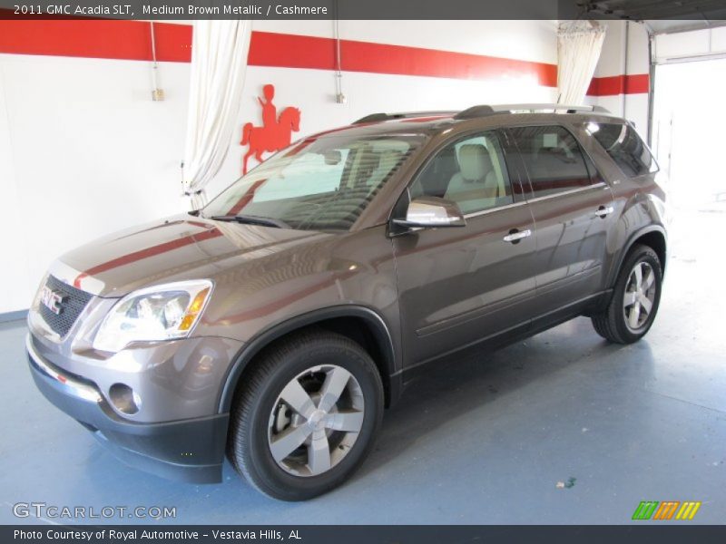 Medium Brown Metallic / Cashmere 2011 GMC Acadia SLT