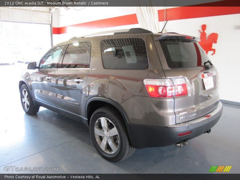 Medium Brown Metallic / Cashmere 2011 GMC Acadia SLT